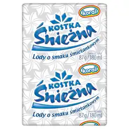 Dino Koral Kostka Śnieżna Lody o smaku śmietankowym 180 ml oferta