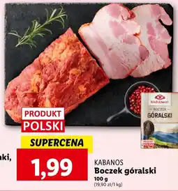 Lidl Boczek Kabanos oferta