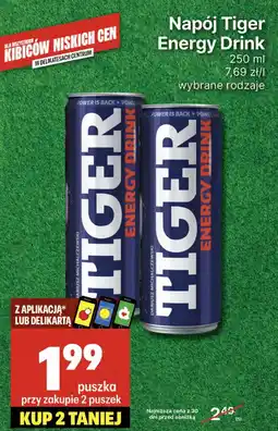 Delikatesy Centrum Napój energetyczny Tiger oferta