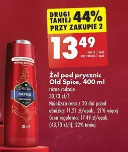 Biedronka Żel pod prysznic Old Spice, 400 ml oferta