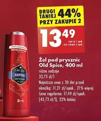 Biedronka Żel pod prysznic Old Spice, 400 ml oferta