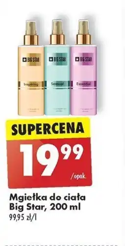 Biedronka Mgiełka do ciała Big Star, 200 ml oferta