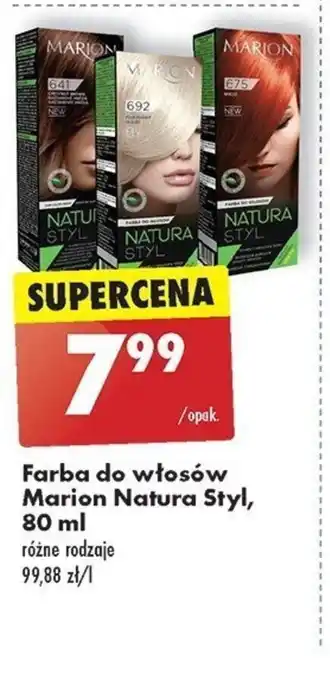 Biedronka Farba do włosów Marion Natura Styl, 80 ml oferta