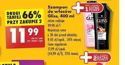 Biedronka Szampon do włosów Gliss, 400 ml oferta