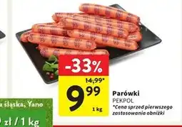 Intermarche Parówki Pekpol oferta