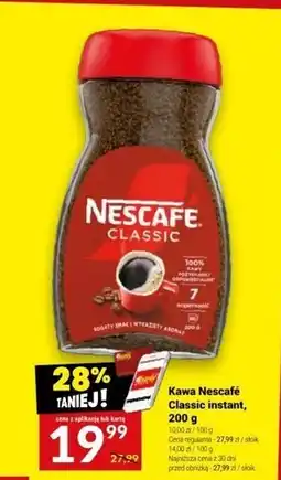 Twój Market NESCAFÉ Classic Kawa rozpuszczalna 200 g oferta