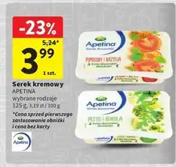 Intermarche Serek kremowy Apetina oferta