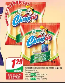 Dino Pałeczki kukurydziane z kaszą jaglaną Chrupcie oferta