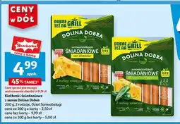 Auchan Kiełbaski śniadaniowe ser cheddar + jalapenio Dolina dobra oferta