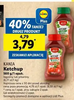 Lidl Ketchup pikantny Kania oferta