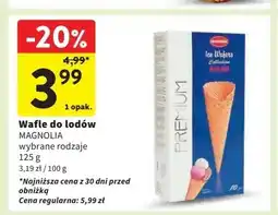 Intermarche Wafle do lodów rożek salso Magnolia spożywcze oferta
