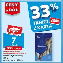 Auchan Śledź bałtycki suszony Kaluri oferta