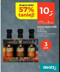 Dealz Zestaw sosów Funlab herbs spices oferta