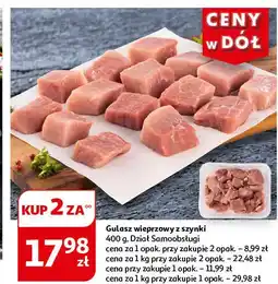 Auchan Gulasz wieprzowy z szynki oferta