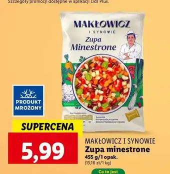 Lidl Zupa minestrone Makłowicz i synowie oferta