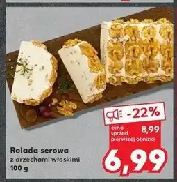 Kaufland Rolada serowa z orzechami włoskimi oferta