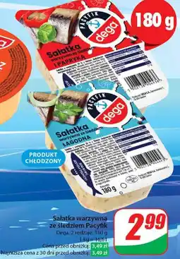 Dino Sałatka warzywna ze śledziem łagodna Dega oferta