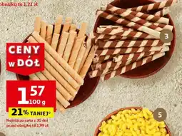 Auchan Rurki waflowe waniliowe Helio oferta