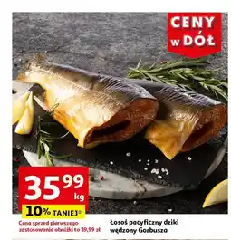 Auchan Łosoś pacyficzny dziki wędzony na gorąco oferta