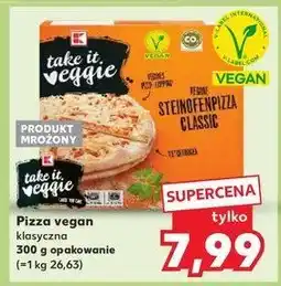 Kaufland Pizza vegan klasyczna K-classic takie it veggie oferta