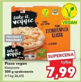 Kaufland Pizza vegan klasyczna K-classic takie it veggie oferta