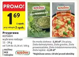 Intermarche Ziołowa przyprawa do masła Kotanyi oferta