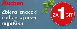 Auchan Auchan Zbieraj znaczki i odbieraj noże royal oferta