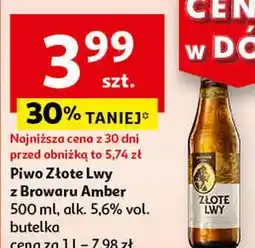 Piwo Złote Lwy z Browaru Amber 500 ml