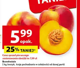 Auchan Brzoskwinia 1 kg, koszyk oferta
