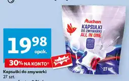 Auchan Auchan Kapsułki do zmywarki 27 szt oferta