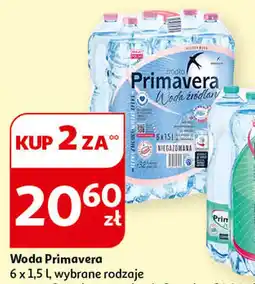 Auchan Woda Primavera 6 x 1,5 l, oferta