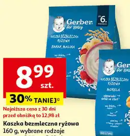 Gerber Kaszka bezmleczna ryżowa 160g 6+