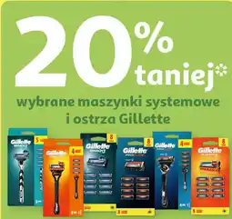 Auchan Gillette Maszynki systemowe i ostre oferta