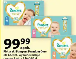 Auchan Pieluszki Pampers Premium Care 4, 5, 3 88-120 szt oferta