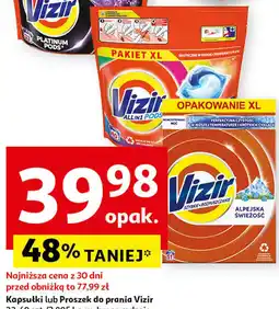 Auchan Vizir Kapsułki lub Proszek do prania Vizir oferta