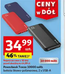 Auchan Powerbank Tracer 10000 mAh oferta