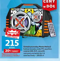 Auchan Manta Helios 2 Głośnik przenośny oferta