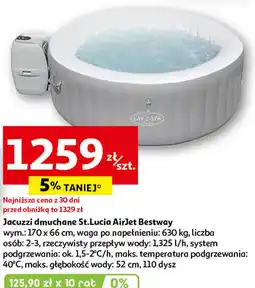 Auchan Bestway Jacuzzi dmuchane St. Lucia AirJet oferta