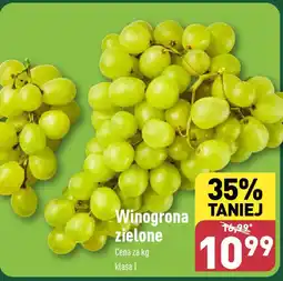ALDI Winogrona zielone 1 kg oferta