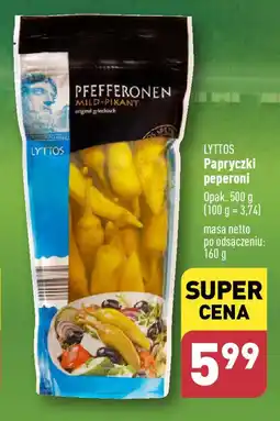 ALDI LYTTOS Papryczki peperoni 500 g oferta