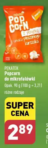 ALDI PĘKATEK Popcorn do mikrofalówki 90 g oferta