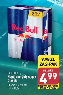 ALDI RED BULL Napój energetyzujący Classic 2 x 250 ml oferta
