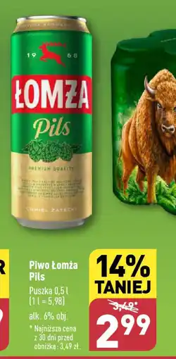 ALDI Piwo Łomża Pils 0,5 l oferta