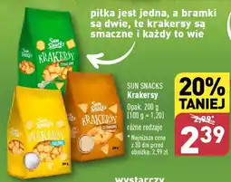ALDI SUN SNACKS Krakersy 200 g oferta