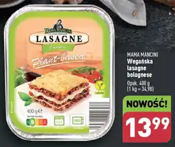 ALDI MAMA MANCINI Wegańska lasagne bolognese 400 g oferta