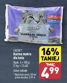 ALDI CACHET Karma mokra dla kota 4 x 100 g oferta