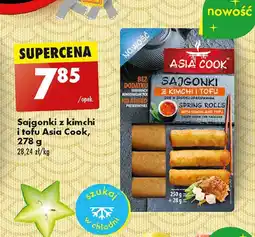 Biedronka Sajgonki z kimchi i tofu Asia cook oferta
