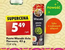 Biedronka Pasta wasabi Asia flavours oferta