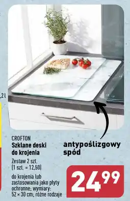 CROFTON Szklane deski do krojenia 2 szt.