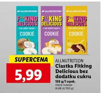 Lidl Ciastka o smaku sernika FITKING DELICIOUS oferta